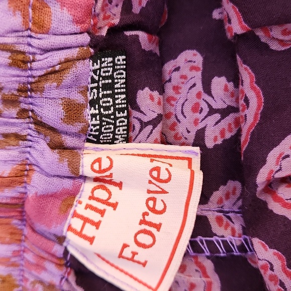 HIPPIE FOREVER Handmade Patchwork Handkerchief Pants, size OS - Picture 6 of 10